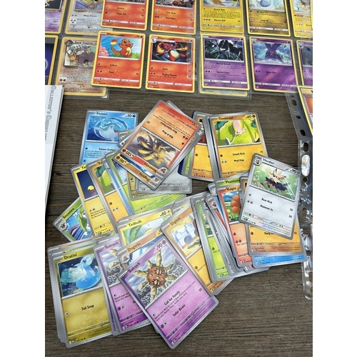 497 - A collection of Pokémon trading cards to include Unified Minds, Burning Shadows, 1999 Fossil and Tea... 