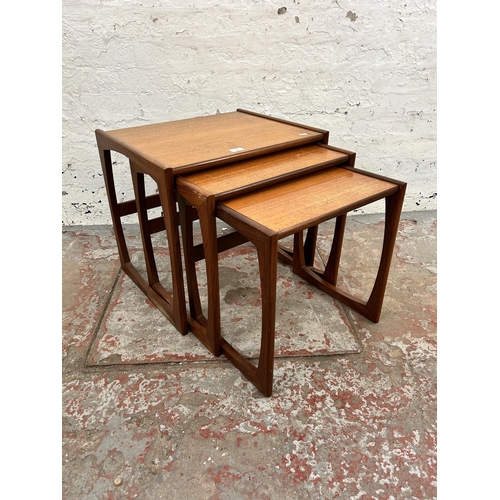 55 - A G Plan Quadrille teak nest of tables