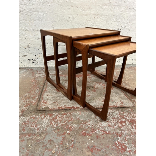 55 - A G Plan Quadrille teak nest of tables