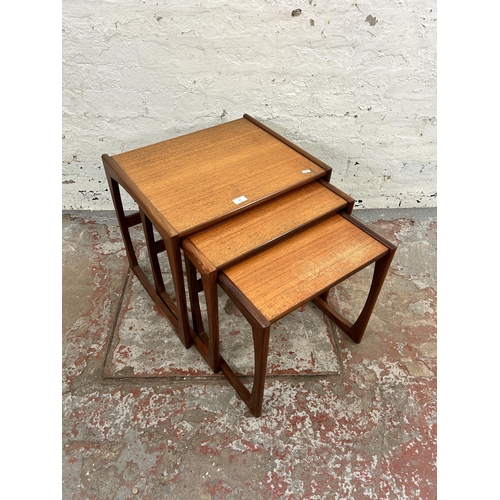 55 - A G Plan Quadrille teak nest of tables