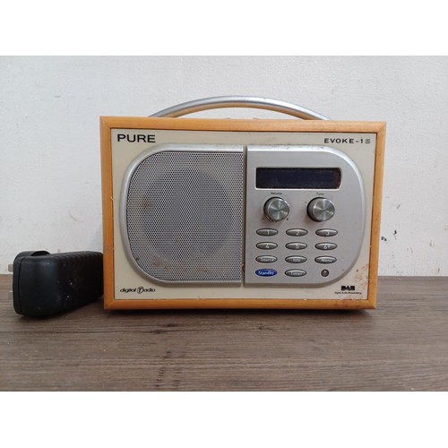 708 - A Pure Evoke -1S DAB radio with power adaptor