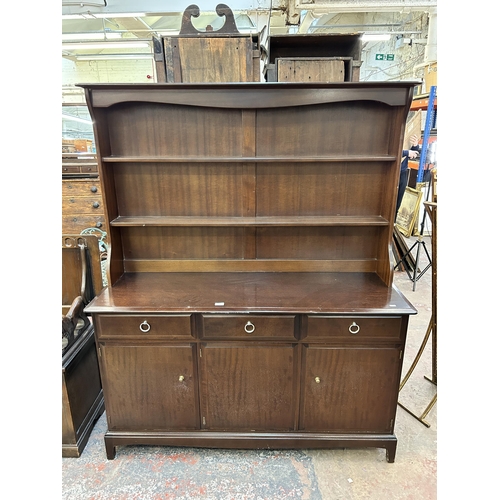 191 - A Stag Minstrel mahogany dresser - approx. 171cm high x 141cm wide x 46cm deep