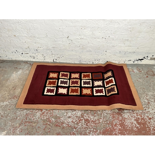 193A - Five various rugs to include Paradiso Mexicana 150cm x 80cm, Carmel Ziggler 140cm x 70cm etc.