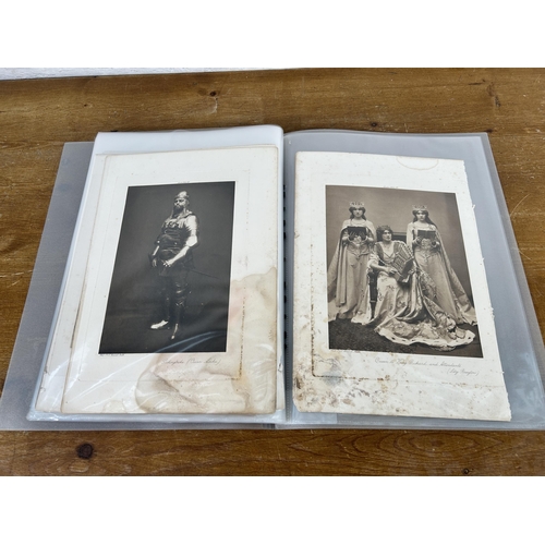 271 - Thirty two Victorian Shakespeare play photographs to include Cleopatra, Romeo, Lady Macbeth etc.