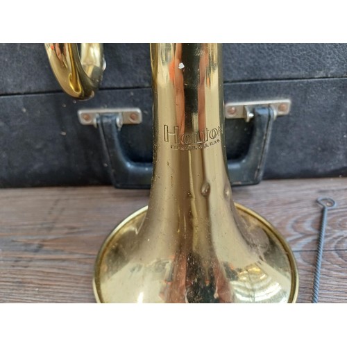 786 - A cased Holton Trumpet