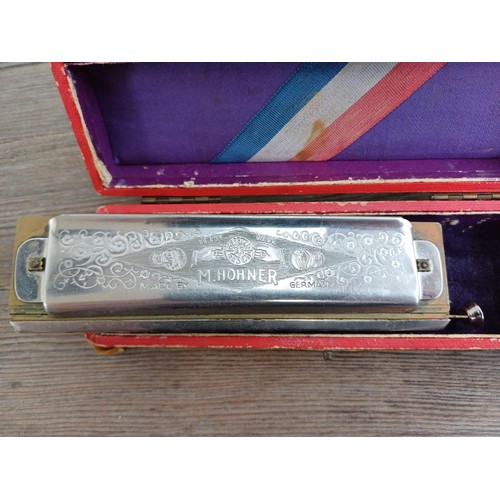 788 - A boxed Hohner Super Chromonica chromatic harmonica (Key of G)