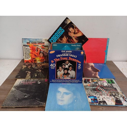 759 - A collection of LP vinyl records to include Prince, Eddy Grant, Sigue Sigue Sputnik, Cream, U2, Stev... 