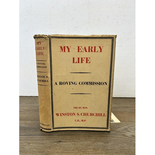 565 - A 1943 My Early Life a Roving Commission The RT. HON. Winston S. Churchill third edition hardback bo... 