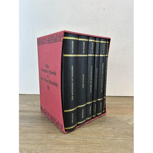 568 - A cased set of the complete novels of Mrs Anne Radcliffe The Folio Society