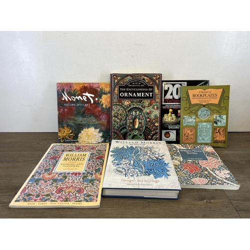 573 - Seven art related hardback books