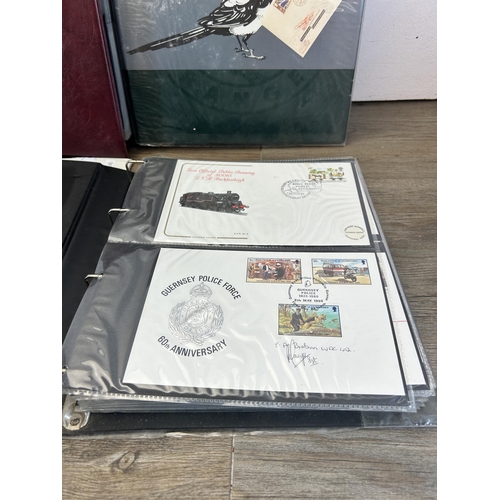 581 - Three Royal Mail first day cover albums containing a large collection of first day covers