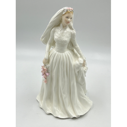 332 - A boxed Coalport The Millennium Bride no. 1318 fine bone china figurine sculpted by John Bromley wit... 