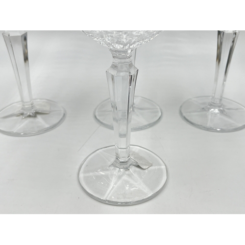 339 - Four Marquis by Waterford Brady wine glasses - approx. 20.5cm high