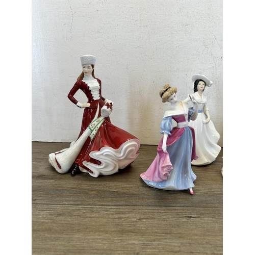 371 - Five Royal Doulton figurines, Amanda - HN 2996, Pretty Ladies Margaret - HN 4927, Pretty Ladies Amy ... 