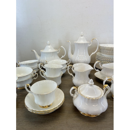 392 - A collection of Royal Albert Val D'or bone china