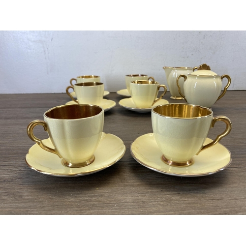 356 - A Carlton Ware no. 1582 fourteen-piece coffee set