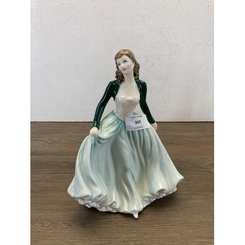 360 - Four Royal Doulton figurines, Elyse - HN 2474, Fleur - HN 2368, Elaine - HN 2791 and Classics Happy ... 