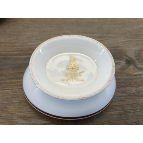 401 - A collection of Royal Doulton Buckingham bone china