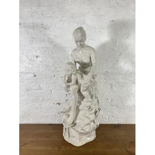 402 - A 19th century style Parian ware ceramic statue - approx. 92cm high