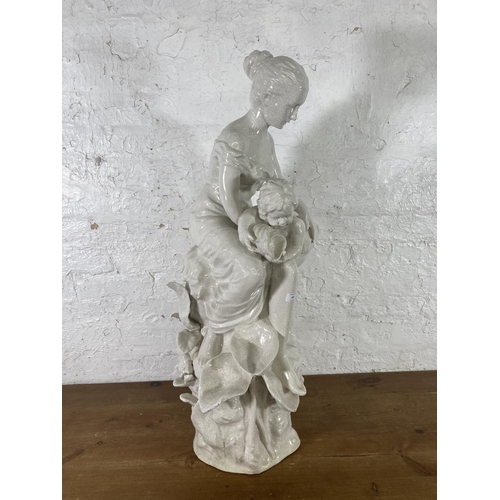 402 - A 19th century style Parian ware ceramic statue - approx. 92cm high