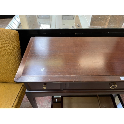 43 - A Stag Minstrel mahogany dressing table