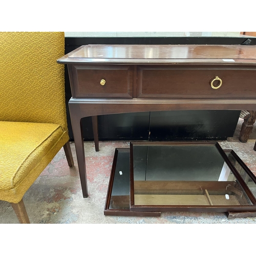 43 - A Stag Minstrel mahogany dressing table