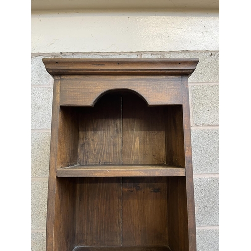 5 - A pine six tier free standing bookcase - approx. 199cm high x 45cm wide x 28cm deep