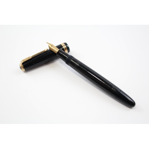 A Parker Duofold Fountain Pen With 14ct Gold Nib