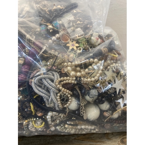 384 - Approx. 10kg of assorted costume jewellery