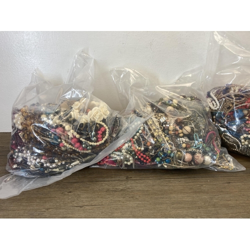 394 - Approx. 12kg of assorted costume jewellery