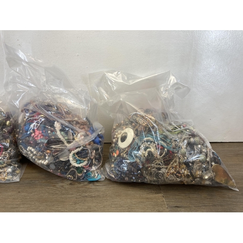 394 - Approx. 12kg of assorted costume jewellery