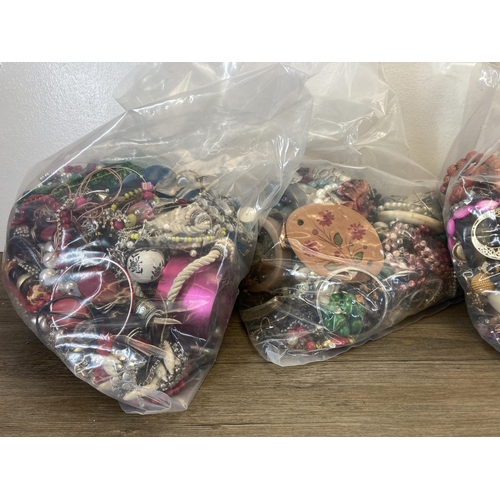 395 - Approx. 12kg of assorted costume jewellery