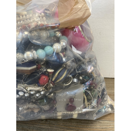 396 - Approx. 10kg of assorted costume jewellery