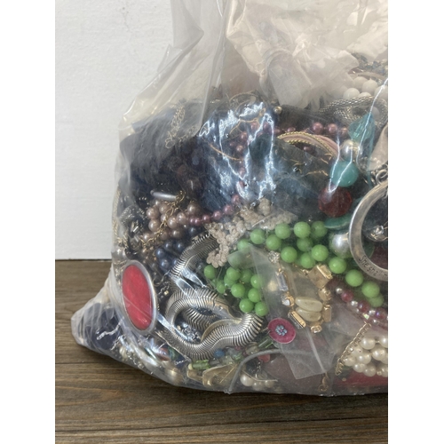 398 - Approx. 10kg of assorted costume jewellery