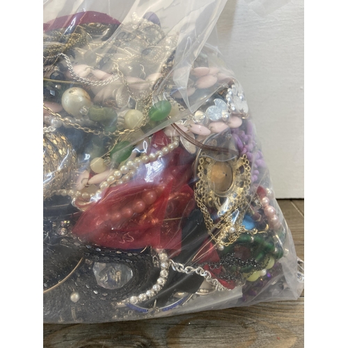 404 - Approx. 10kg of assorted costume jewellery