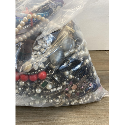 408 - Approx. 10kg of assorted costume jewellery