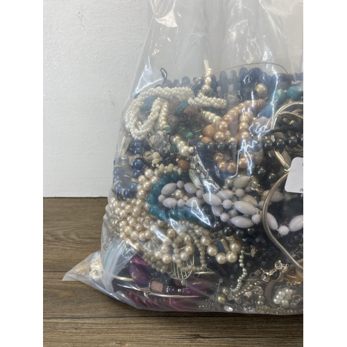 412 - Approx. 10kg of assorted costume jewellery