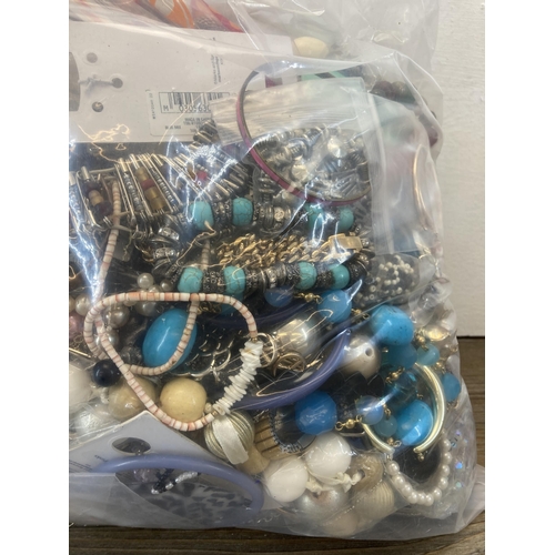 421 - Approx. 10kg of assorted costume jewellery