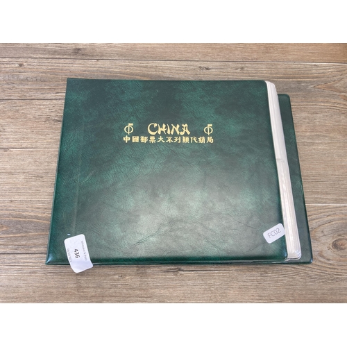 436 - Three first day cover albums containing a collection of first day covers to include Chinese, Wildlif... 