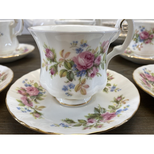 270 - A collection of Royal Albert bone china to include eight Moss Rose cups and saucers, Old Country Ros... 