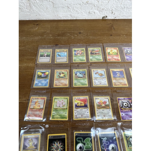 353 - Approx. 45 Pokémon trading cards to include Cubone, Snorlax, Paras etc.