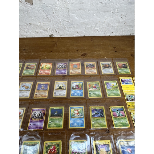 353 - Approx. 45 Pokémon trading cards to include Cubone, Snorlax, Paras etc.