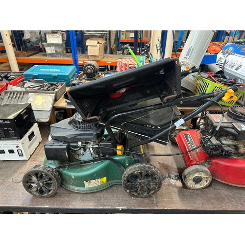 Petrol lawn mower b&q hot sale