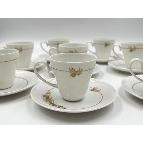 189 - A Rosenthal Germany Studio-Line Romance sixteen piece coffee set designed by Bjørn Wiinblad