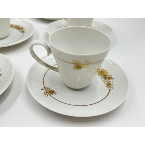 189 - A Rosenthal Germany Studio-Line Romance sixteen piece coffee set designed by Bjørn Wiinblad