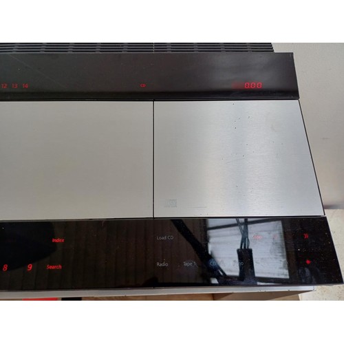 649 - A mid/late 1980s Bang & Olufsen BeoCenter 9000 type 2501 sensi-touch control music centre comprising... 