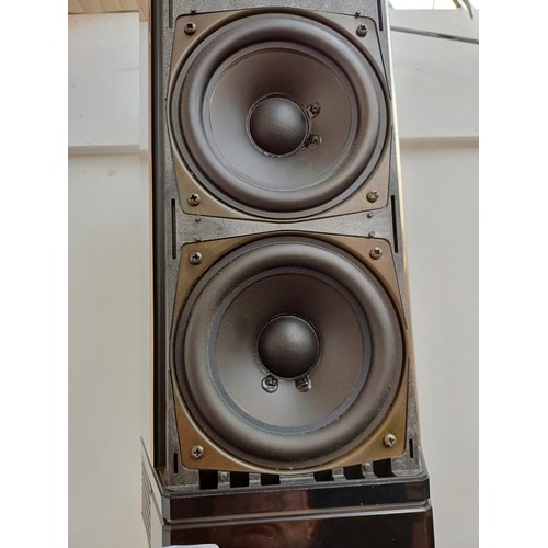 650 - A pair of Bang & Olufsen Beovox Penta Passive type 6611 floor standing nine-way hi-fi speakers with ... 