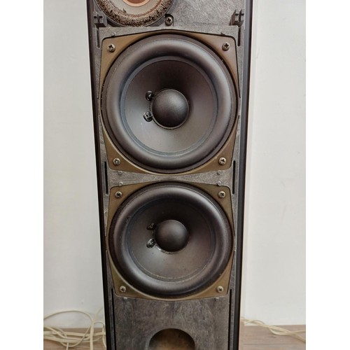 650 - A pair of Bang & Olufsen Beovox Penta Passive type 6611 floor standing nine-way hi-fi speakers with ... 