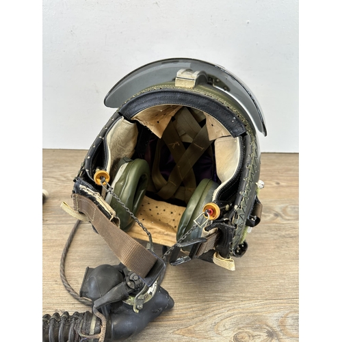 535 - A vintage MK4 flying helmet