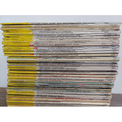 714 - A large collection of Deutsche Grammophon classical LP vinyl records